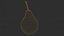 Photorealistic 3D scan of ripe pear