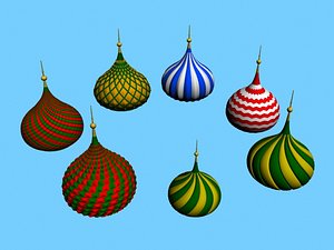 st basils roofs 3d model