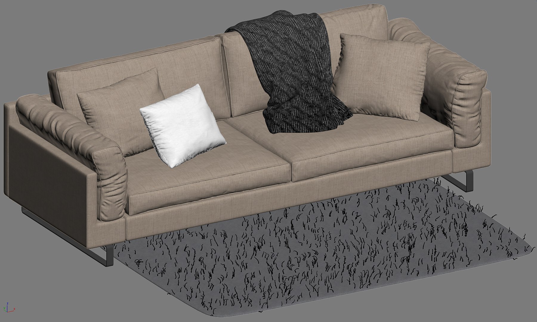 Indivi 2 Sofa 3d Obj