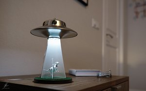 3D model Alien Abduction Lamp