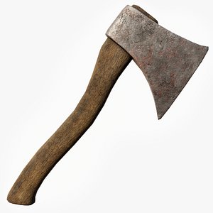 3D Old axe