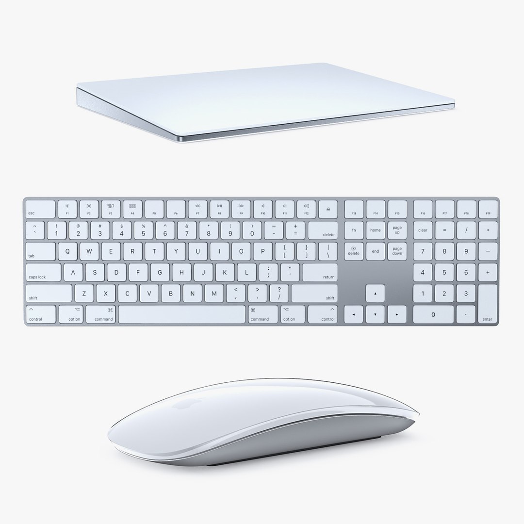Apple Accessories 3D Models Collection 2 3D model preview