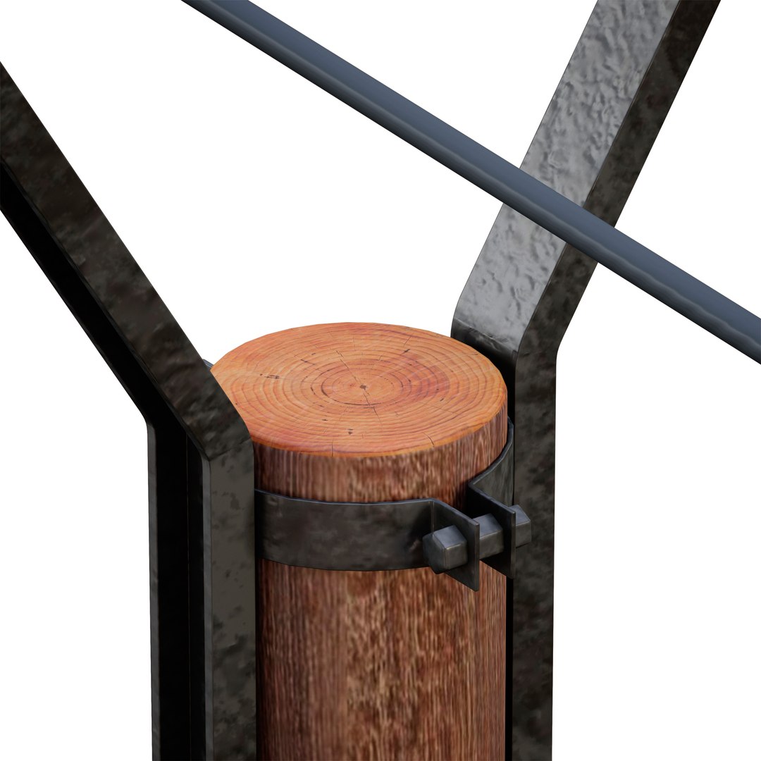 Wood Power Line Pole 3D - TurboSquid 1944334