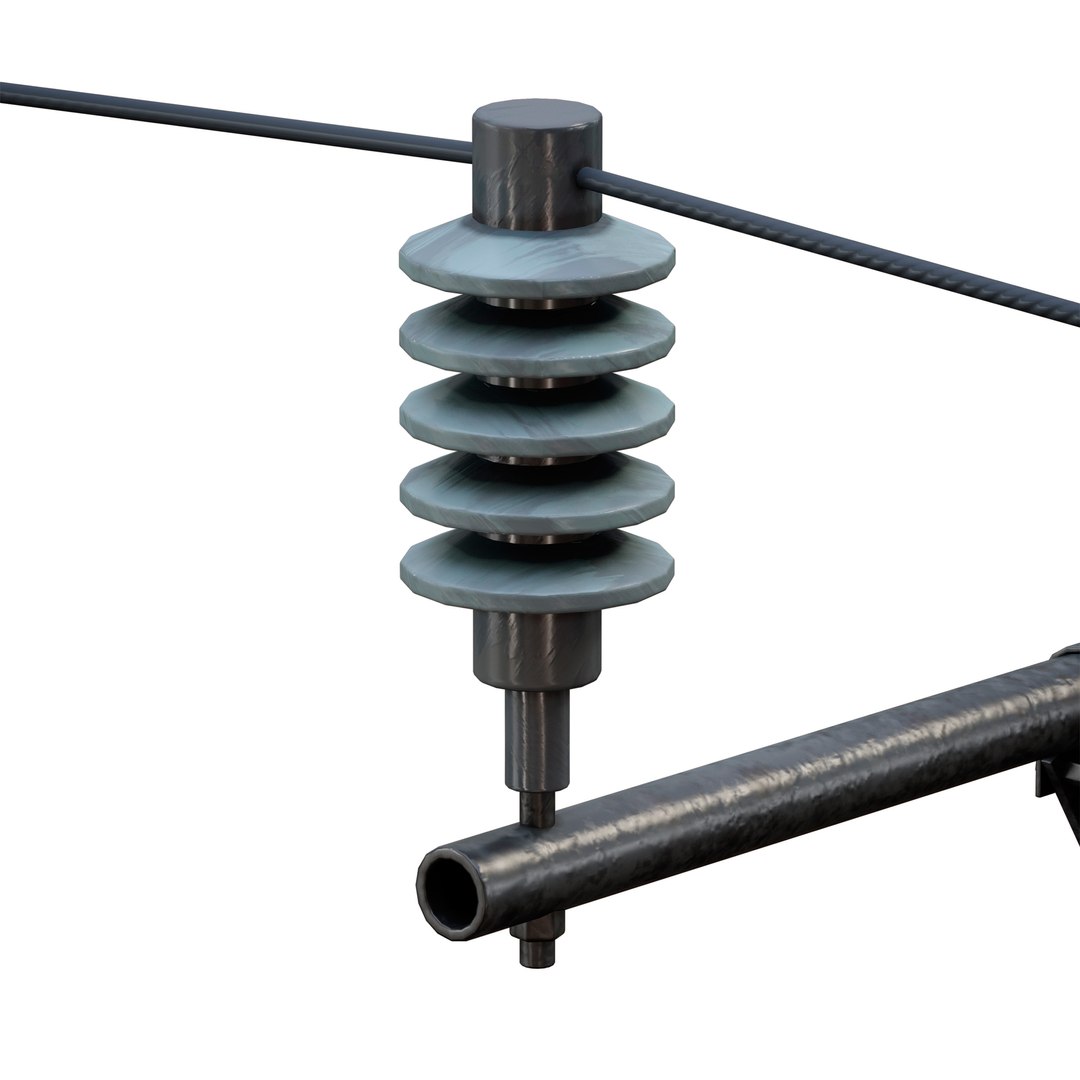 Wood Power Line Pole 3D - TurboSquid 1944334