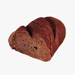 Brown Loaf of Bread Cut