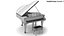 real grand piano 3D model