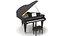 real grand piano 3D model