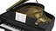 real grand piano 3D model