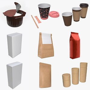 3D cup coffee paper