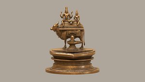 Lord shiva oil lamp