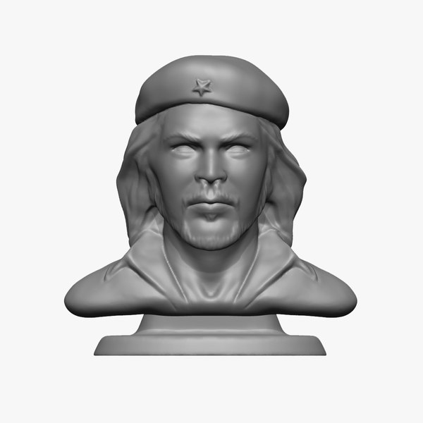 3D Che Guevara statue 3D print model