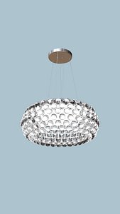 3D foscarini caboche media chandelier model