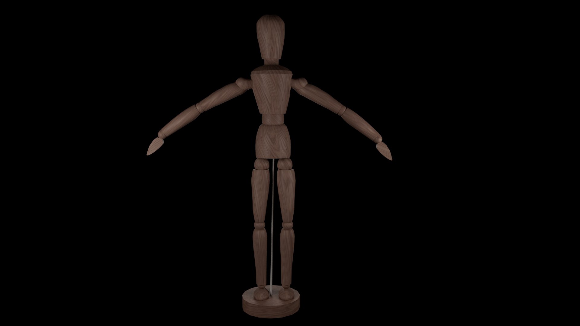 Wood Doll Rig 3D - TurboSquid 1746365