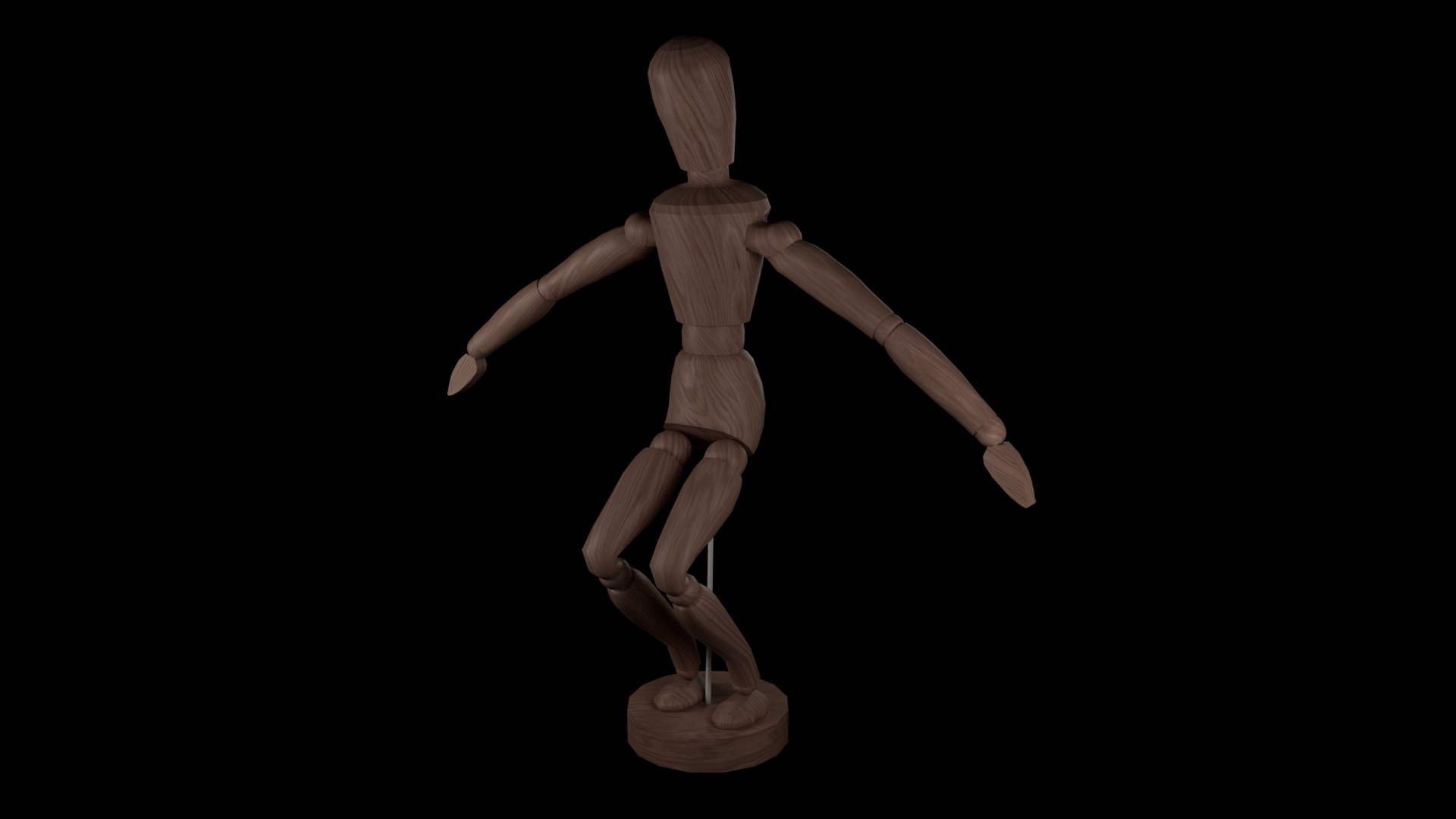 Wood Doll Rig 3D - TurboSquid 1746365