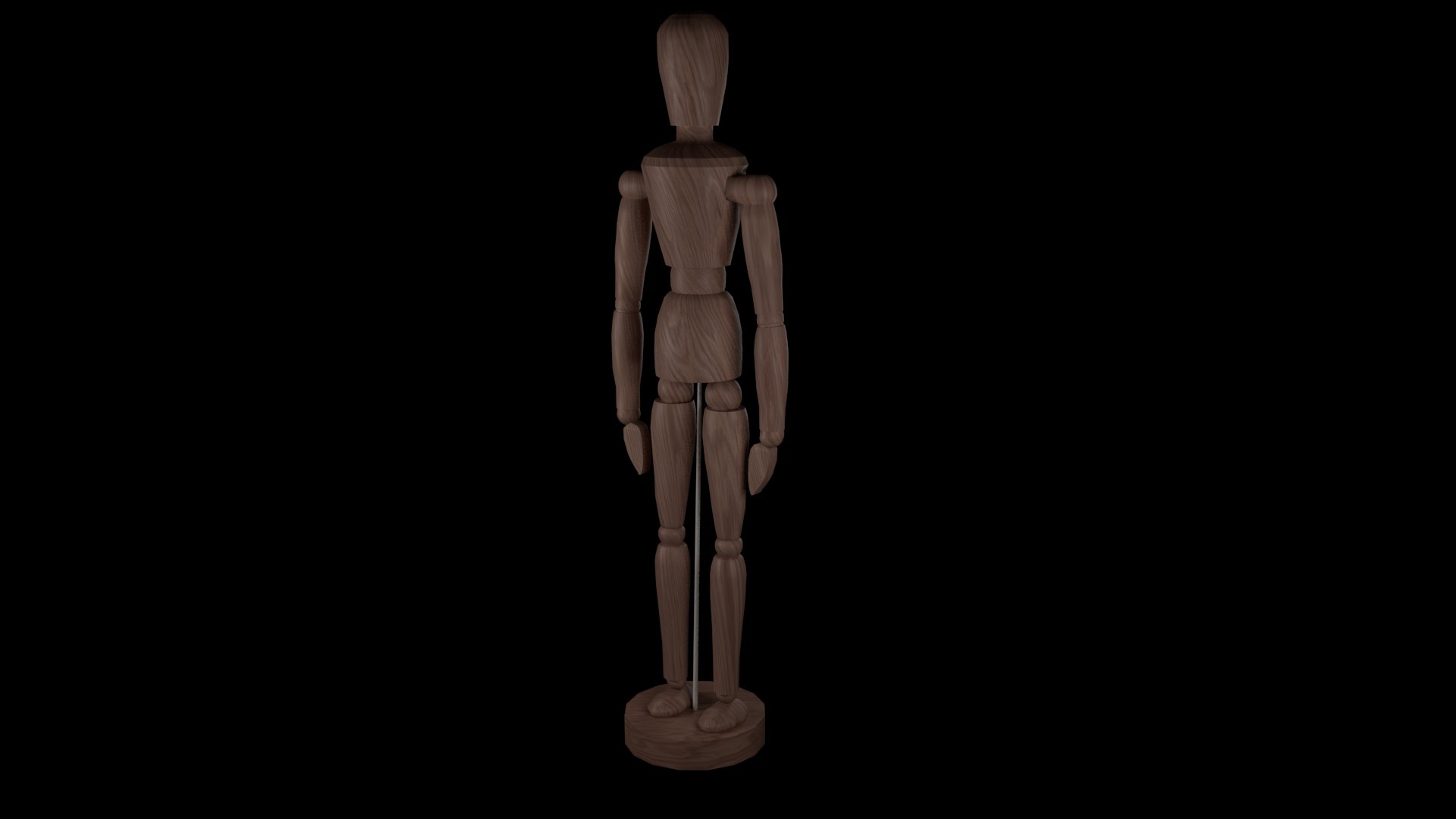 Wood Doll Rig 3D - TurboSquid 1746365