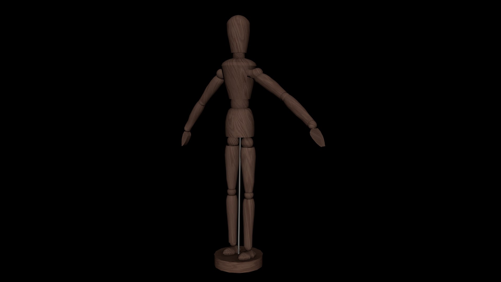 Wood Doll Rig 3D - TurboSquid 1746365