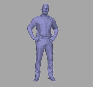 scanned person 3D model