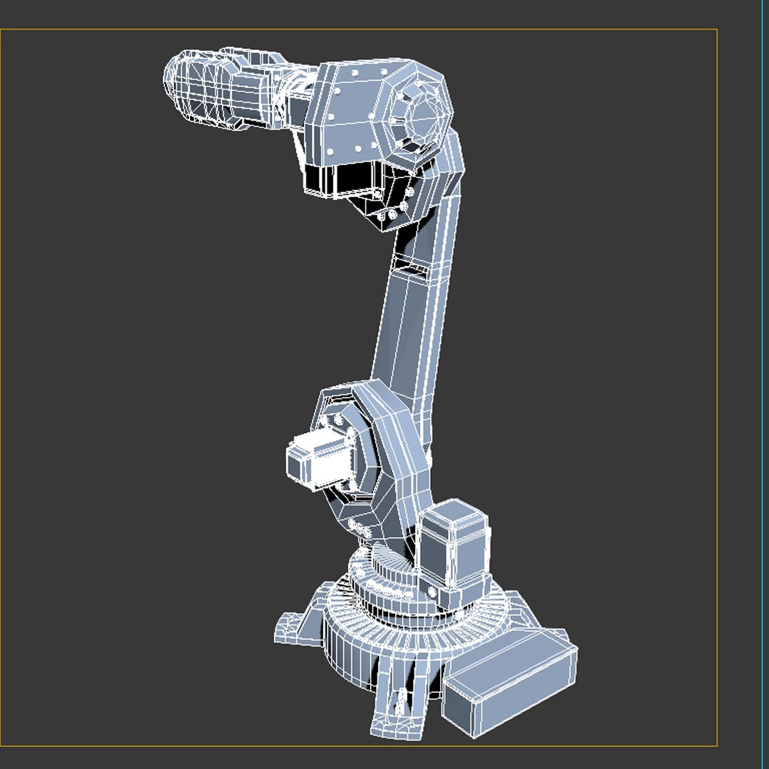 Industrial Robot 3d Model
