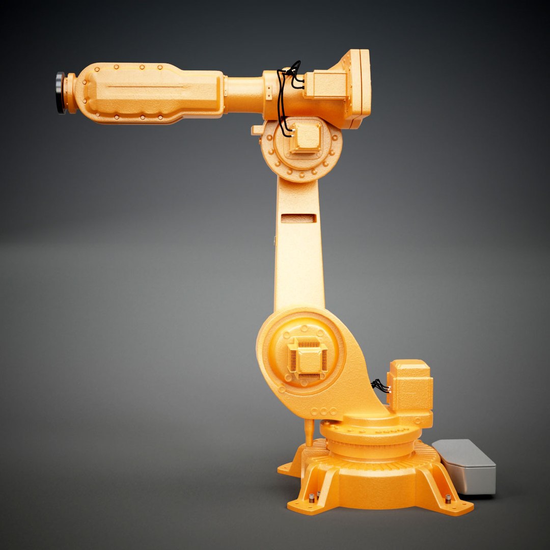 Industrial Robot 3d Model
