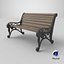 Garden Park Bench PBR