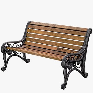 Garden Park Bench PBR