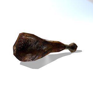 Lowpoly baked Lamb leg