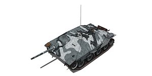 3D model german jagdpanzer 38 hetzer