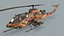 Bell AH-1S Cobra JGSDF Akane Kisarazu Complex Animation 3D model