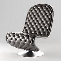 Verpan System 1-2-3 Chair Low Lounge Deluxe
