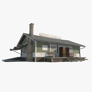 3D model 19th century urban architecture store