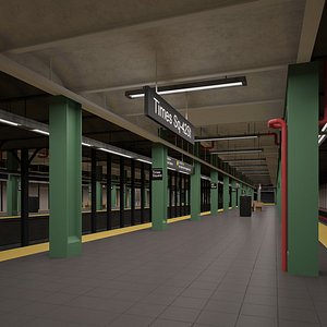 Times Square Subway Station 3D model
