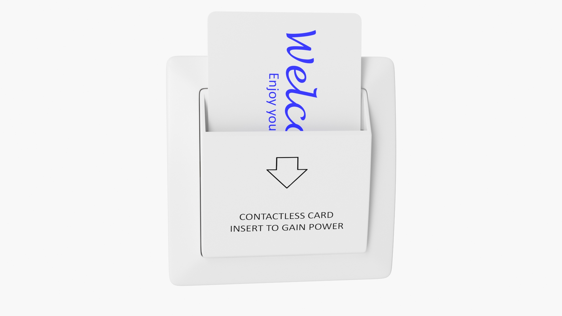 Hotel Room Switch With Card 3D Model - TurboSquid 1902560