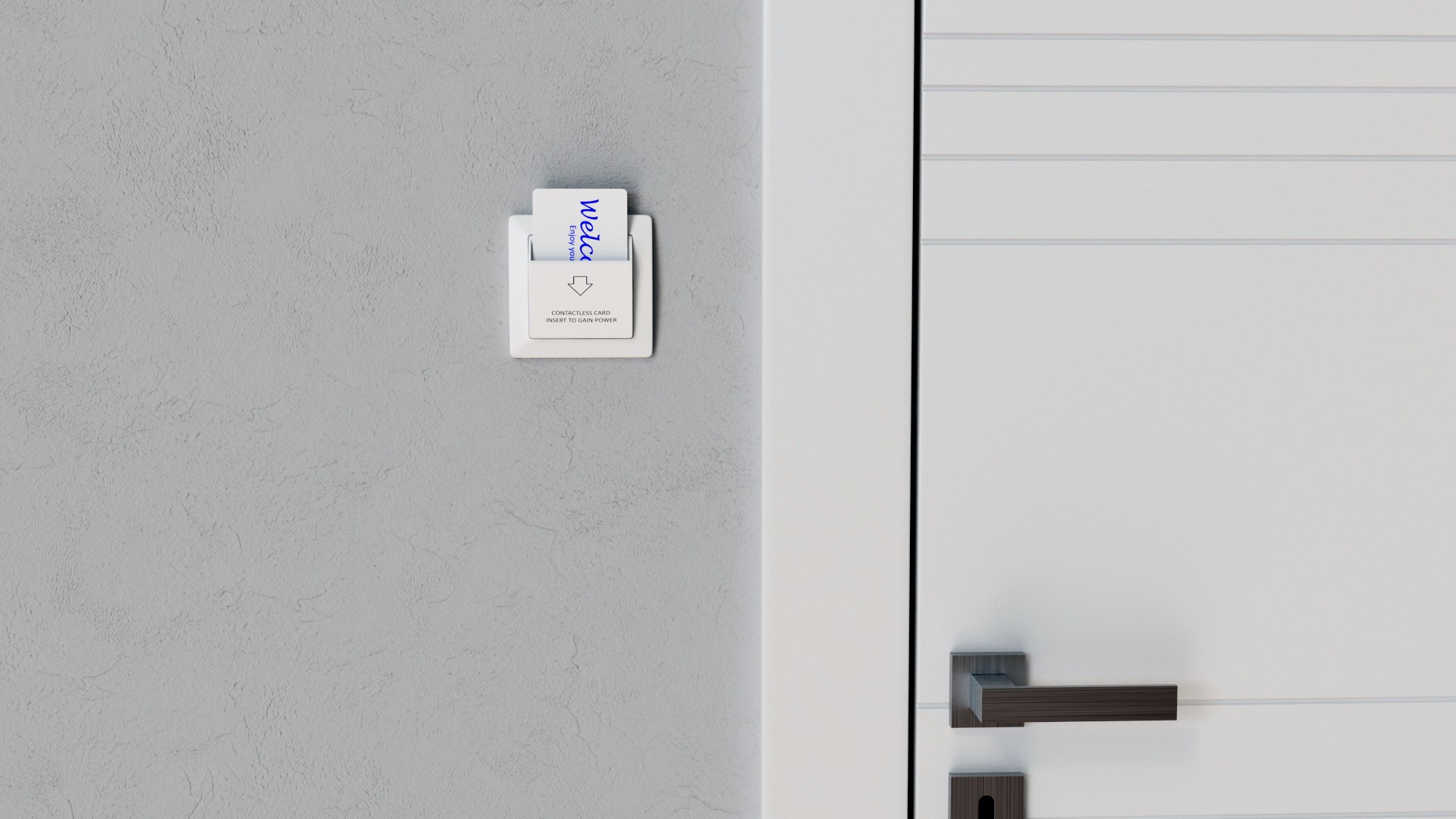 Hotel Room Switch With Card 3D Model - TurboSquid 1902560