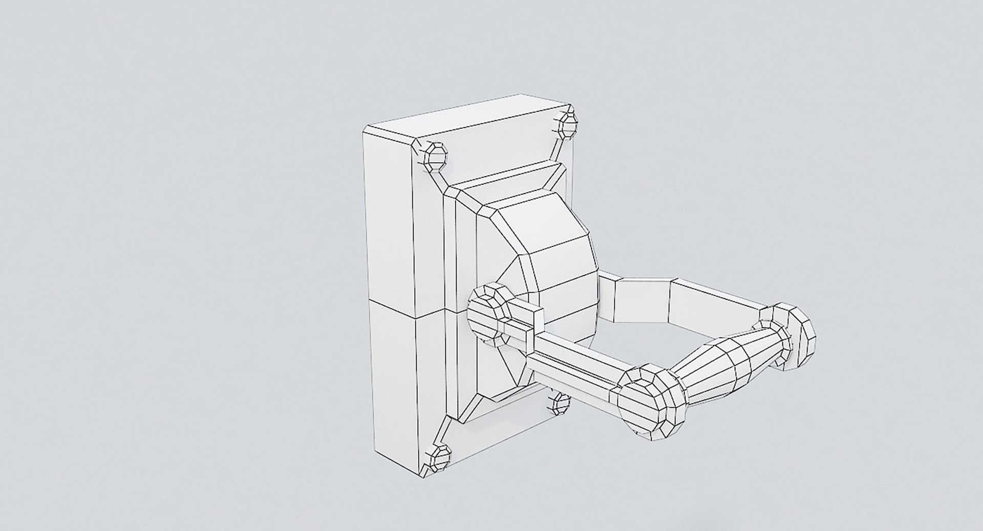 Industrial Power On - Off Switch2 3D Model - TurboSquid 1748628