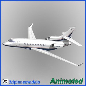 Dassault Falcon 7x Private livery 5