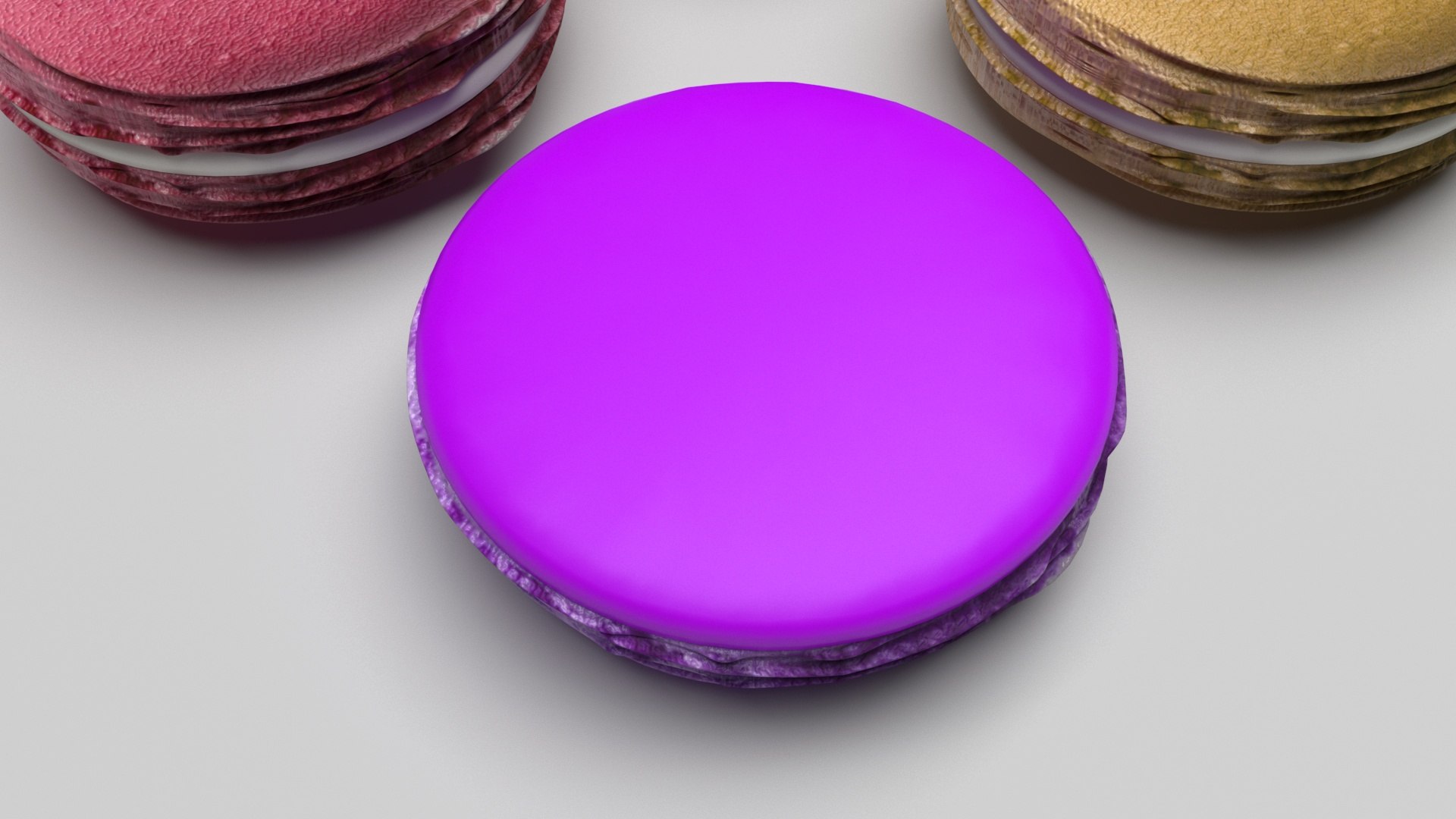 Macarons Set 3D Model - TurboSquid 2306181