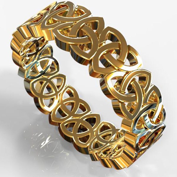 Celtic ring 3D model