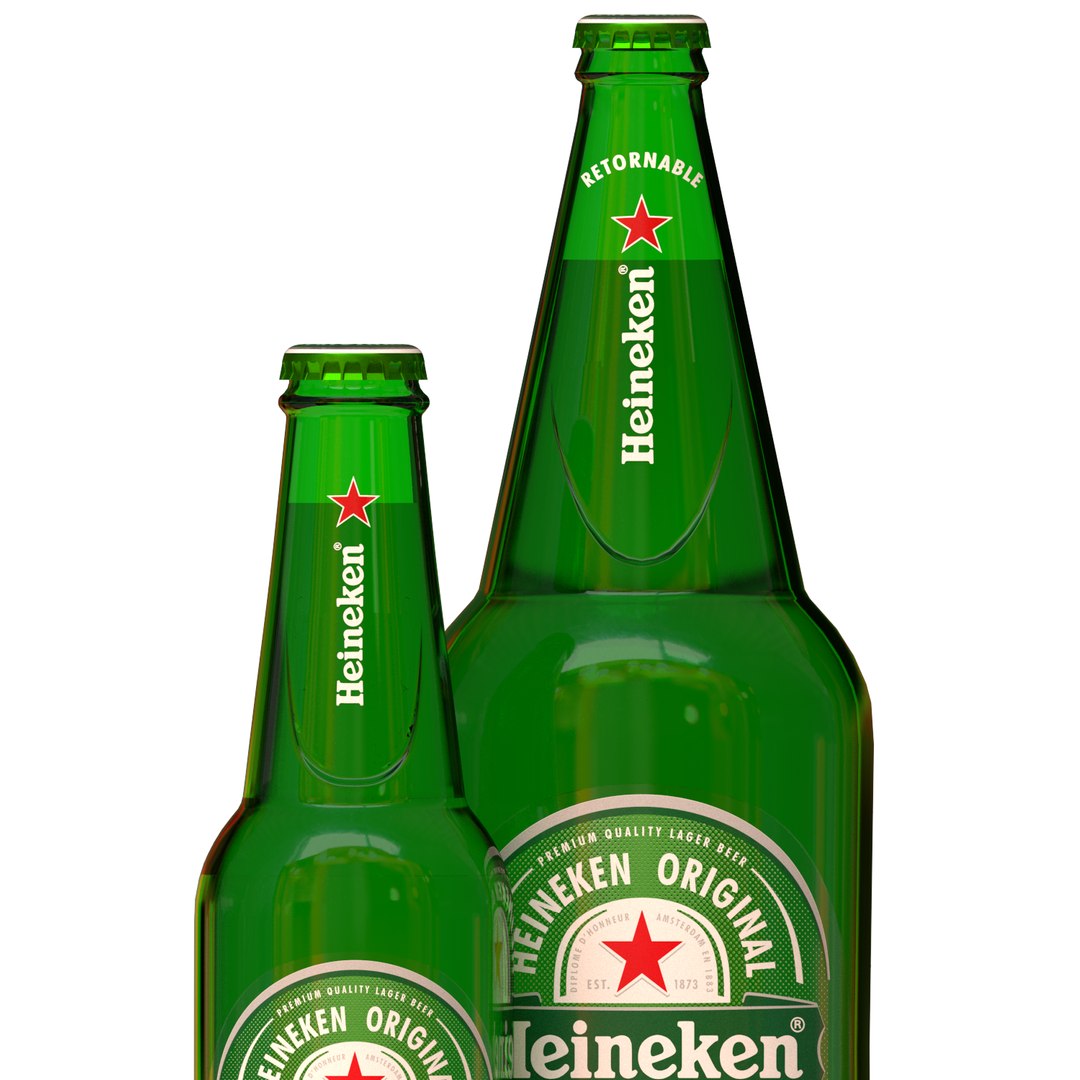 3D HEINEKEN BOTTLES TurboSquid 2096140