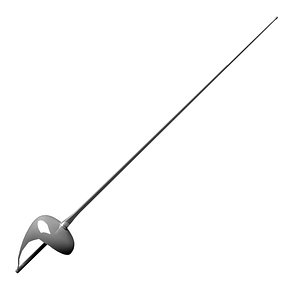 saber fencing 3D model