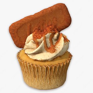 Biscoff Caramel Biscuit Cupcake