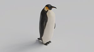 3D Emperor Penguin Rigged And Animated High Quality 3D Model