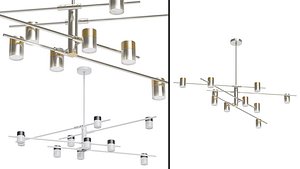 Chandelier Gittan Ch Lampatron new colors 7