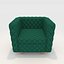 3D Sofa 1 Seater 10 model