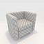 3D Sofa 1 Seater 10 model