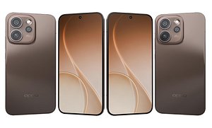 3D Oppo Reno15 Pro China Brown model