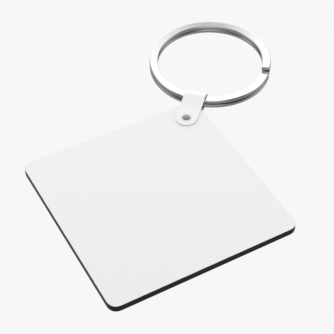 Key ring blank mockup 02 model - TurboSquid 1766236