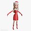 Alla Lady Santa Cartoon Femme