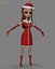 Alla Lady Santa Cartoon Femme