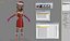 Alla Lady Santa Cartoon Femme