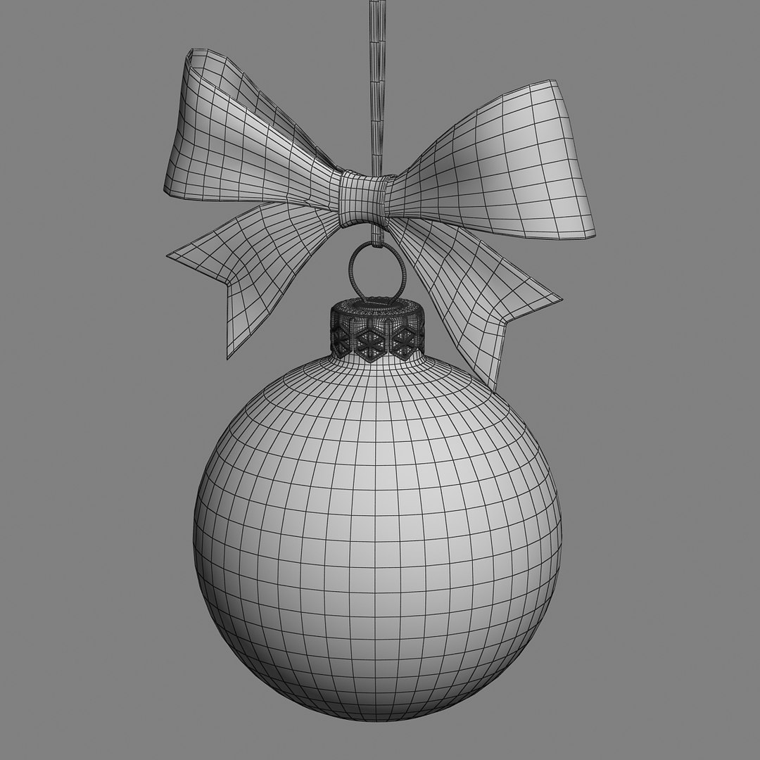 3d Ball Ornament Turbosquid 1222454